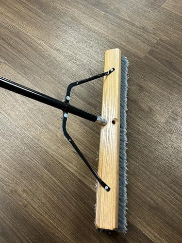 American Select Tubing Pbma24004-2 Heavy Duty 24" Multi-Surface Push Broom with Silver/Black Handle (2 Pack) 5