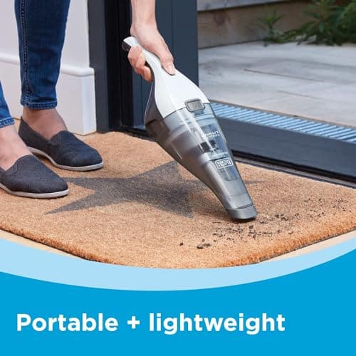 BLACK+DECKER dustbuster Cordless Handheld Vacuum, Portable Car Vacuum Cordless Rechargeable, Wall Mount, Strong Suction QuickClean (HNVC215B10) 6