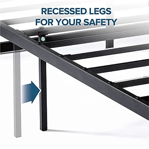 ZINUS Abel Metal Platform Bed Frame / Mattress Foundation with Steel Slat Support / No Box Spring Needed / Easy Assembly, Queen 5