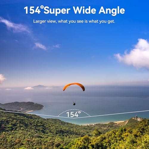 SJCAM Action Camera 4K POV Camera Pocket Waterproof Underwater with Stabilization Wide FOV Wearable Portable Vlogging Camera with Underwater Kits (C200),Gifts 5