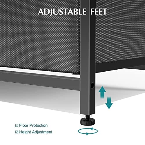 Dresser, Dresser for Bedroom, Drawer Dresser Organizer Storage Drawers Fabric Dresser with 5 Drawers, Chest of Drawers with Fabric Bins, Long Dresser with Wood Top for Bedroom, Closet, Entryway 7