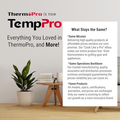 TempPro TP50 2 Pieces Digital Hygrometer Indoor Thermometer Room Thermometer and Humidity Gauge with Temperature Humidity Monitor(Previously ThermoPro) 9