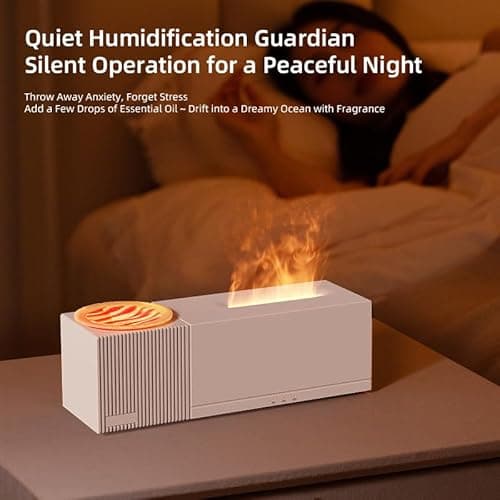 Noigoa Rain Cloud Humidifiers Essential Oil Diffuser Water Drip - Mushroom drop for Bedroom Room Baby, 7 changeable LED Lamp colours Adjustable, natural sounds and mist modes (White), 10 (JSG35) 6