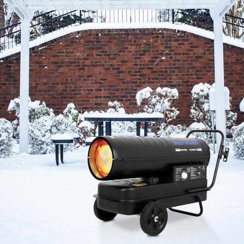 BILT HARD 135,000 BTU Forced Air Kerosene Diesel Heater with Wheels, Portable Torpedo Space Heater with Thermostat Control for Outside, Jobsite, Garage, and Construction Sites, CSA Certified 8