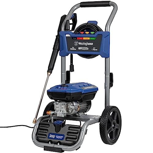 Westinghouse WPX3200e Electric Pressure Washer, 3200 Max PSI and 1.76 Max GPM, Induction Motor, Onboard Soap Tank, Spray Gun and Wand, 5 Nozzle Set, for Cars/Fences/Driveways/Homes/Patios/Furniture 9