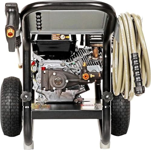 SIMPSON Cleaning PS3228 PowerShot 3300 PSI Gas Pressure Washer, 2.5 GPM, Honda GX200 Engine, Includes Spray Gun and Extension Wand, 5 QC Nozzle Tips, 5/16-inch x 25-foot MorFlex Hose, 49-State 10