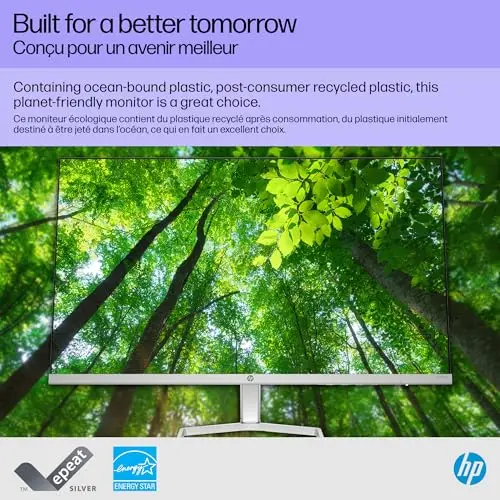 HP Series 5 24 inch FHD Monitor, Full HD Display (1920 x 1080), IPS Panel, 99% sRGB, 1500:1 Contrast Ratio, 300 nits, Eye Ease with Eyesafe Certification, 524sw (2024) 8