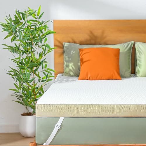 Marsail 3 Inch Memory Foam Mattress Topper Twin XL, Cooling Gel Infused Mattress Topper with Soft Cover, CertiPUR-US and Oeko-TEX Certified, Suitable for Sofa, RV, Camping