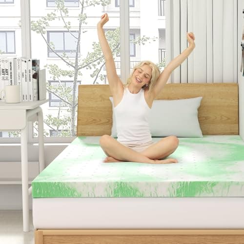 BedsPick Twin XL Mattress Topper - 2 Inch Gel-Infused Memory Foam Mattress PAD Twin Extra Long with Plush Feel & Pressure-Relieving Support - CertiPUR Certified for Home & Dorm Use 8