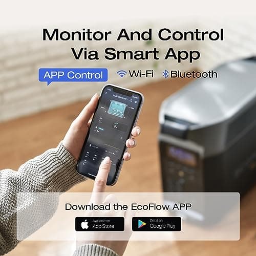 EF ECOFLOW Portable Power Station 3600Wh DELTA Pro, 120V AC Outlets x 5, 3600W, 2.7H Fast Charge, Lifepo4 Power Station, Solar Generator for Home Use, Power Outage, Camping, RV, Emergencies 7