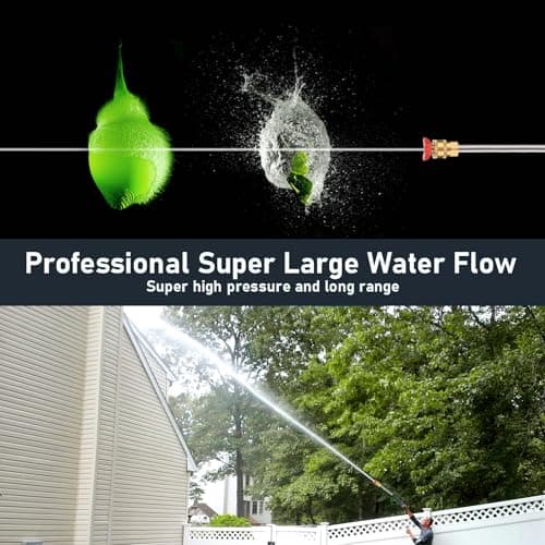 Commercial 4200PSI 4GPM 212CC Gas Pressure Washer, 7.0 HP Professional Gas Power Washer with 5 Nozzles 25FT Hose Foam Bottle for Car Fence Driveway Yard (EPA/CARB/ETL Compliant), Black 8