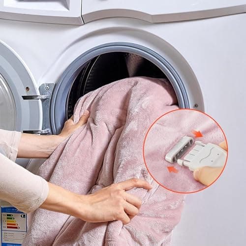 Dowin Pink Heated Blanket Queen Size - Electric Blankets with Dual Control, 5 Heating Levels, 10 Hrs Auto Off, Sherpa Flannel Warming Blanket for Bed, Machine Washable, 84×90" 6