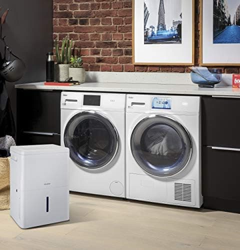 Haier 35 Pint Portable Dehumidifier, Perfect for Bedroom, Basement & Garage, For High Humidity or Very Damp Areas, Empty Bucket Alarm, Clean Filter Alert & LED Digital Controls, Energy Star, White 11