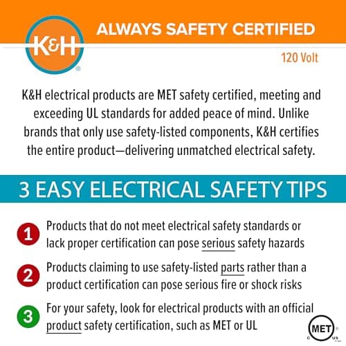 K&H Pet Products Pet Bed Warmer, Turn Any Pet Bed Into a Heated Cat or Dog Bed, Waterproof Indoor Heated Warming Pad Insert, Automatic Temperature, Safety Listed - Small 10.25 X 9.25in Gray 6