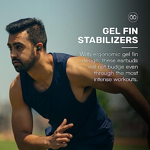 Raycon Fitness Bluetooth Wireless Earbuds + Microphone with Active Noise Canceling, Sweat & Water-Resistant Earphones, Running Headphones, Ear Buds Wireless Bluetooth 56 Hours Playtime (Black) 7