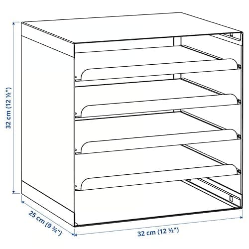 5-Tier Metal Letter Tray Organizer – Black Paper Organizer for Desk, Pull-Out Paper Storage for Home or Office – File Sorter, Document Holder, Space-Saving Desktop File Rack 5