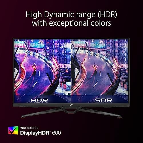 ASUS ROG Swift 38” 4K HDMI 2.1 HDR DSC Gaming Monitor (PG38UQ) - UHD (3840 x 2160), 144Hz, 1ms, Fast IPS, G-SYNC Compatible, Speakers, FreeSync Premium Pro, DisplayPort, DisplayHDR600, 98% DCI-P3 6