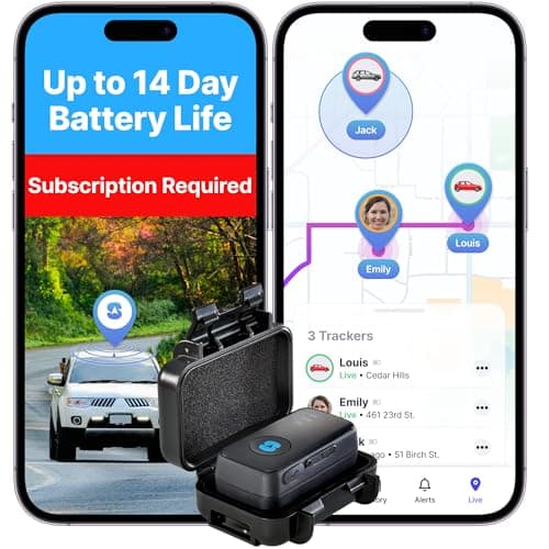 Spytec Atlas GPS Tracker for Vehicles & Kids (Subscription Required) | Up to 14-Day Battery Life | Waterproof Magnetic Case, Geofencing, Portable Real Time Mini GPS Car Tracker w/Lifetime Support