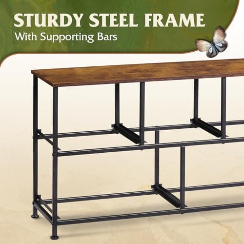 WLIVE Dresser for Bedroom with 5 Drawers, Wide Chest of Drawers, Fabric Dresser, Storage Organizer Unit with Fabric Bins for Closet, Living Room, Hallway, Rustic Brown Wood Grain Print 6