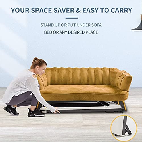 UMAY Walking Pad, Under Desk Treadmill with Remote, SPAX APP and LED Display, 3 in 1 Walking Jogging Running Machine for Home Office 6