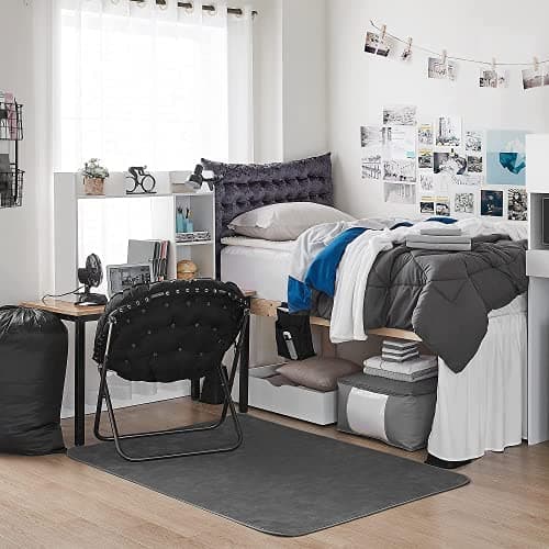 1000 Series College Dorm Room Bedskirts Twin XL Extra Long Ruffled with Split Corner Elegant Design Premium Brushed Microfiber Tailored Drop Easy Care Wrinkle Free - Twin-XL - 30" Drop, White 7