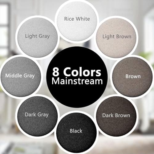 Flax Covered Button Twist Pins - for Bed Skirts Pins,Sofa,Upholstery,Armchair Caddies, Armrest Covers, Slipcovers (12, M-Light Brown 12) 5