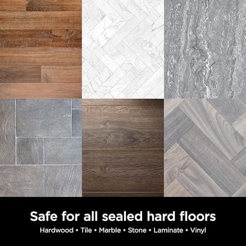 Shark VACMOP Cordless Hard Floor Cleaner, Vacuum and Spray Mop, Powerful Suction, Lightweight, LED Headlights, Includes 4 Disposable Pads, 12oz Multi-Surface Cleaning Solution, Gray, VM252 10