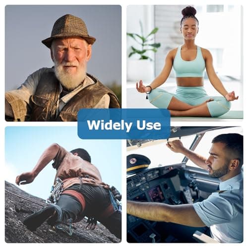 Vibeat Fingertip Pulse Oximeter, Blood Oxygen Saturation Monitor| O2 Meter, Portable SPO2 & Pulse Rate Monitor, Batteries and Lanyard Included 6