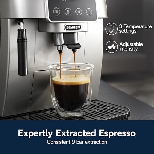 De'Longhi Magnifica Start Automatic Espresso Machine with Manual Milk Frother & Built in Grinder - 3 One-Touch Recipes, Easy-to-Clean, Home Barista Coffee Maker for Lattes, Cappuccino, Iced Coffee 5