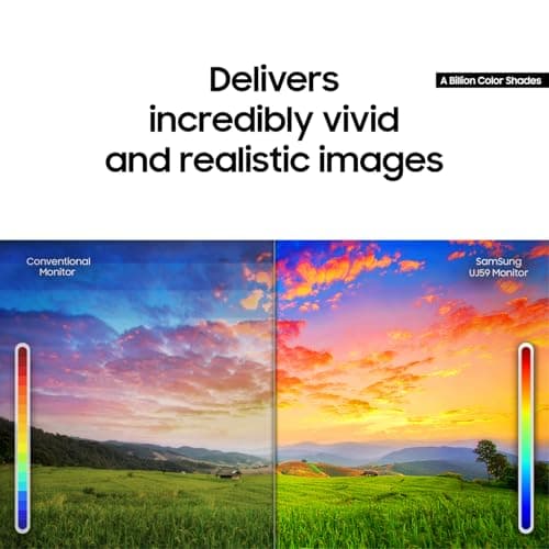 SAMSUNG 32" UJ59 Series 4K UHD (3840x2160) Computer Monitor,VA Panel, HDMI, Display Port, Eye Saver/Flicker Free Mode, FreeSync, LU32J590UQNXZA, Black 5