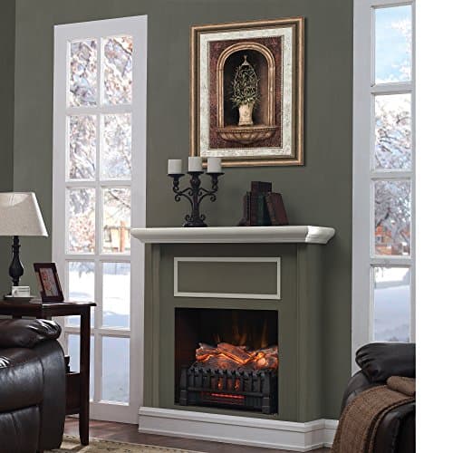 duraflame Electric Log Set 1,000 Sq Ft Heater, Faux Logs Insert with Infrared Flames for Existing Fireplaces, Remote Control Included 9