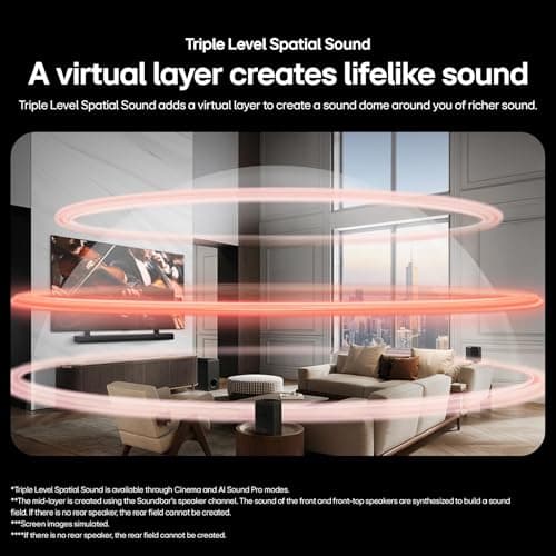 LG S70TY 3.1.1-Channel QNED TV Matching Soundbar, Dolby Atmos, Wow Orchestra, Rear Speaker Ready, Wireless Subwoofer (2024 Model) 9