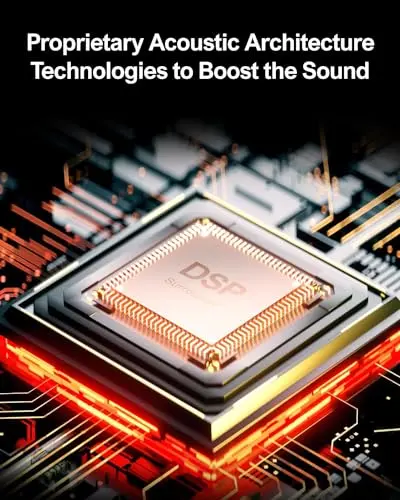 ULTIMEA 5.1 Virtual Surround Sound Bar, 320W Home Theater Surround System with Adjustable Speakers & Subwoofer, TV Speaker Soundbar, Sound Bar for Smart TV, Bluetooth 5.3, Easy Setup, Poseidon D50 6