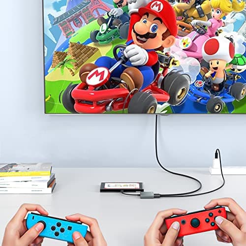 USB C to HDMI Multiport Adapter with Charging Port, HDMI to USB C Hub Adapter for Monitor to Laptop, USB-C to USB 3.0 Adapter 10Gbps, USBC HDMI Adapter 4K Converter for Mac iPad pro MacBook Chromebook 6