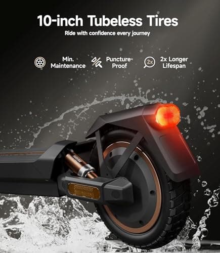 NAVEE GT3 Electric-Scooter-Adults, e Scooter, Fast 20 Mph, 700w 500w Motor with Suspension, Long Range 30 Miles, 10 inch Tires All Terrain, Foldable for Commuter Men Adult Teens Students Heavy Duty 8