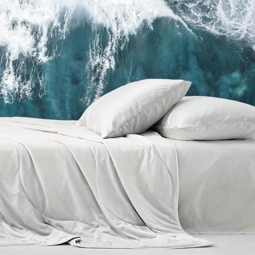 DOWNCOOL Cooling Comforter, Cream White Cooling Blanket King Size, Cooling Duvet for Hot Sleeper, Breathable Summer Quilt, Lightweight Soft Q-Max>0.4 Arc-Chill Cool Comforter,106"X90" 8