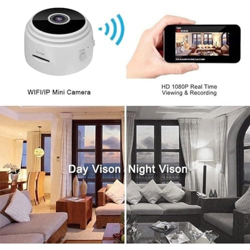 Orbicam Magnetic Mini Security Camera,Orbi Camera Mini Security Outdoor, Compact and Discreet, Mini Wireless WiFi Camera 1080p HD, Can Be Used Anywhere (2pcs) 5