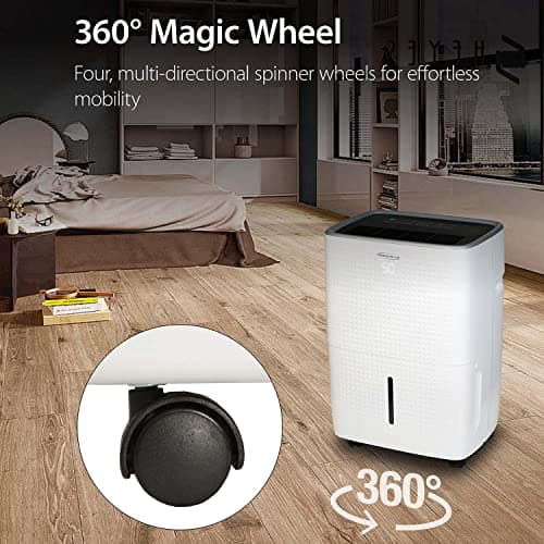 Soleus Air 35 Pint Dehumidifier, Energy Star Rated 2,500 Sq Ft, with Mirage Display and Tri-Pat Safety Technology 10