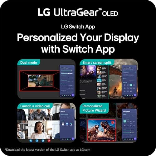 LG 27GX700A-B 27-inch Ultragear QHD (2560 x 1440) OLED Gaming Monitor, 280Hz, 0.03ms, NVIDIA G-Sync, AMD FreeSync Premium Pro, VESA DisplayHDR TrueBlack500, with up to DCI-P3 99.5%, HDMI 2.1, Black 11