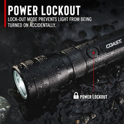 Coast G60R 1000 Lumen Waterproof Rechargeable LED Flashlight, 2-Pack 9