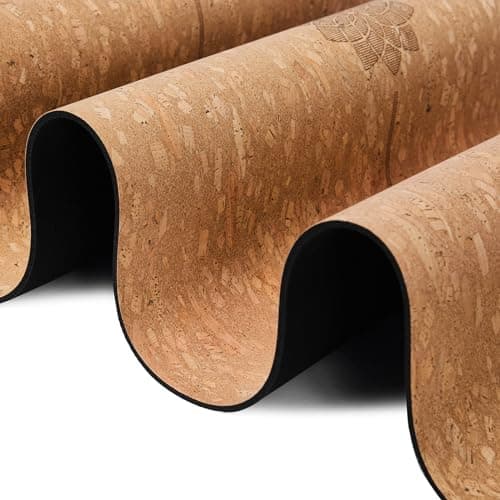 CorkTec Non-Toxic Non-Slip Thick Cork Yoga Mat - Eco-Friendly Organic/Vegan, Great for Men/Women/Kids, Chemical Free 4MM 72"x24" The Cork Collective (Arizona Cork + Natural Rubber) 7