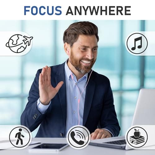 LUDOS ZENITH Wired Earbuds in-Ear Headphones, 2 Years Warranty, Earphones with Microphone, Corded for 3.5mm Jack Ear Buds for iPhone, Samsung, Computer, Laptop, Kids, School Students, Small Ear - Pink 7