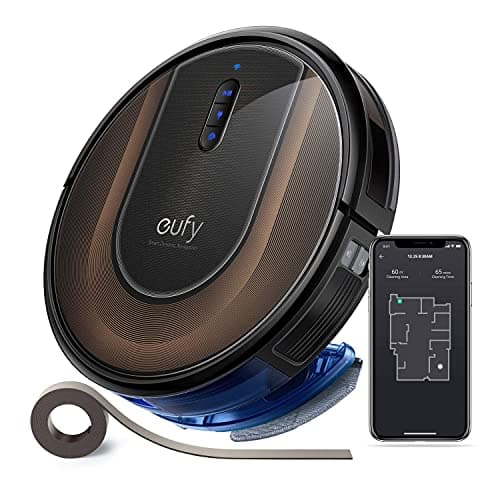 eufy Like-New RoboVac G30 Hybrid, Dynamic Navigation 2.0, 2-in-1 Sweep and mop, 2000Pa Powerful Suction, Robot Vacuum, Wi-Fi, Boundary Strips (Renewed)