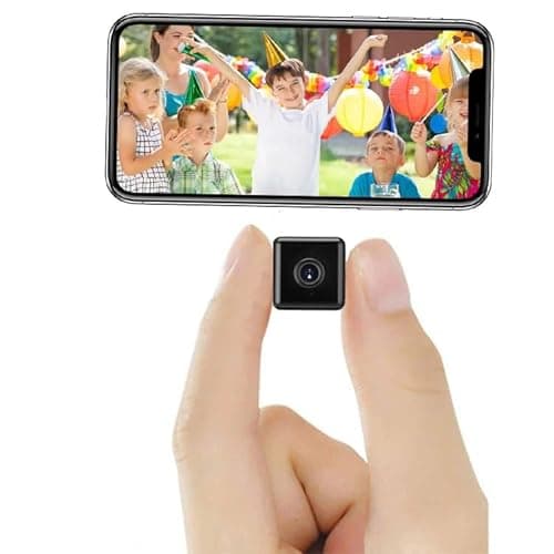 Mini Indoor Wireless WiFi Camera Small Home Security Cameras 2025 Tiny Body Small Outdoor Camara Micro Nanny Cam Pet Dog Babysitter House Security Camaras micro Door Room Cams No Need Wifi Camera