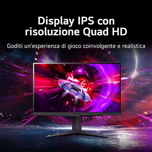LG Electronics 27GR75Q-B Ultragear Gaming Monitor 68.5 cm (27""), 2560 x 1.440, 16:9, WQHD 1440p, 99% sRGB, HDR10, 165 Hz, 1ms GtG - Black, blackone (Renewed) 8