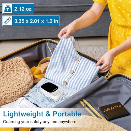 Pildegro 3-in-1 Carbon Monoxide Detector Plug in, Professional 2.1" LED Plug-and-Play Real-Time CO Monitor with Temp & RH, Premium Portable Travel CO Alarm with 85dB Loud Alarm (White/Classic) 6