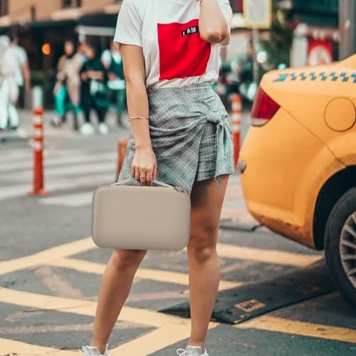 Case for Shark HD331&HD112BRN Hair Blow Dryer HyperAIR Fast 2-in-1, Blow Dryer Storage Bag for Concentrator and Styling Attachments and Rotatable Hot Air Brush Accessories, Box Only (Stone) 7