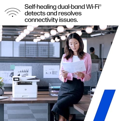 HP Laserjet Pro MFP 4101fdw Wireless Black & White All-in-One Laser Printer, Scanner, Copier, Fax, Best-for-Office (2Z619F) 10