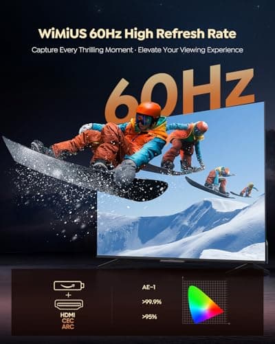 [Built-in Official Apps/4K Support] Smart Outdoor Projector with WiFi and Bluetooth, 800ANSI Movie Projector, DoIby Audio with Dual Speaker, Auto Focus w/ YouTube&PrimeVideo Proyector, Upgrad P62 Pro 8