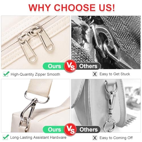 NOL Natural Organic Lifestyle Insulated Lunch Bags for Women Cooler Bag Lightweight Nylon Waterproof Lunch Box For Work（Medium, Cream 5